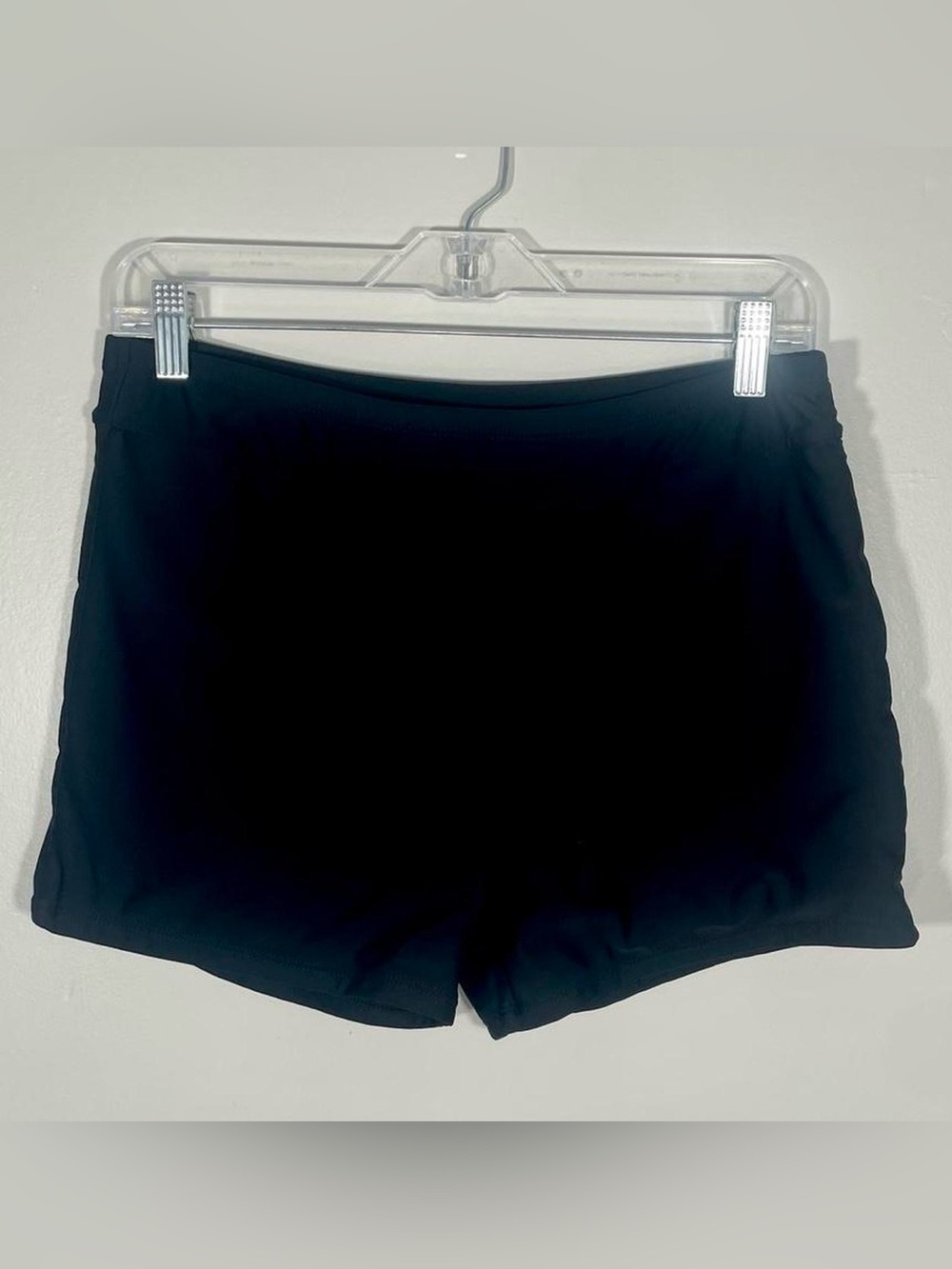 YONIQUE Black Swim Shorts Women’s XL Lined Boyshort Swim Bottoms